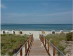 Neu gestalteter Strandzugang im Ostseebad Binz