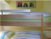 Zweites Schlafzimmer mit Doppelstockbett und dem gewissen Pfiff
